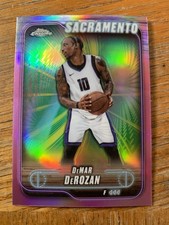 2025 topps chrome pink refractor DeMar DeRozan #55 Sacramento Kings