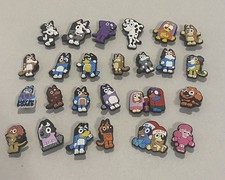 25pc Bluey  Friends Shoe Charms Lot - PVC Clog Charms for Crocs