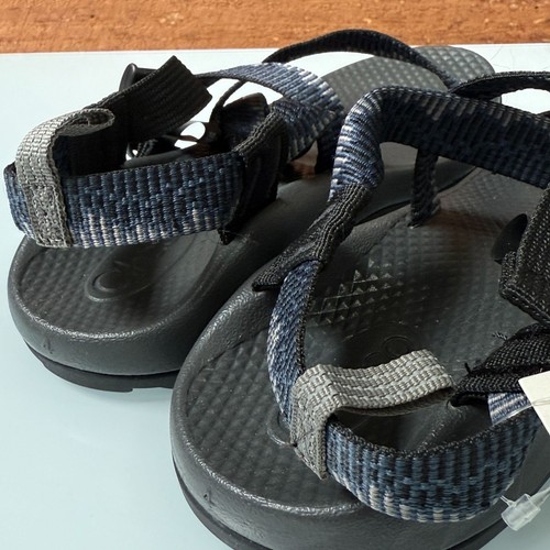 Chaco Big Kid’s Z/1 Ecotread Sandals Size 4 Blue Black Youth J180271 NWOT - Picture 9 of 12