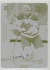 2018-19 Upper Deck Compendium Printing Plate Yellow 1/1 Jason Dickinson #133 r5h