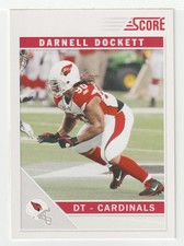 Darnell Dockett - Arizona - Glossy (NFL Football Card) 2011 Score # 3 Mint