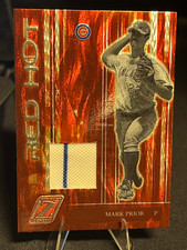 2005 Donruss ZENITH “RED HOT” - MARK PRIOR-PIN STRIPE GAME WORN JERSEY- 238/250