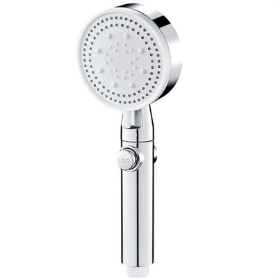 Hochdruck Duschkopf   5 Strahlarten, Wassersparend, One-Key Stopp, 360° Drehbar,