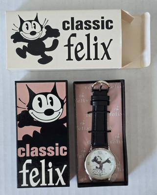 2005 Classic Felix the Cat Watch Magic Bag & Rotating Arms - NIB