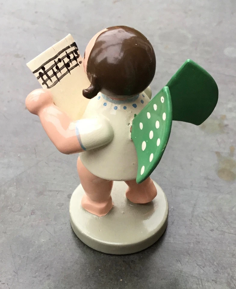 Erzgebirge früher Engel mit Notenblatt Expertic WK41 - Bild 4 von 4