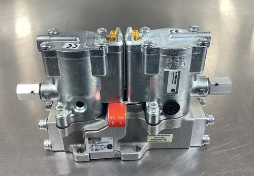 Parker  L4152910253  +  (2) Ea. K175903553  Pneumatic Solenoid Valve      6C-14