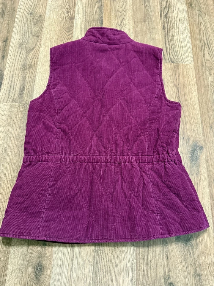 Relativity Jacket, Women's Petite Medium, Purple, Vest, Button Up - Image 2 of 4