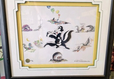 Looney Tunes , Pepe la Pew Kunstwerk ( EXTREM SELTEN )
