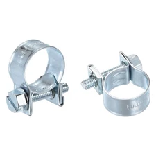 15Pcs Mini Fuel Line Pipe Hose Clamp Clip, 13-15mm Fuel Injection Hose Clamp