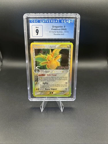 CGC 9 Dragonite (Delta Species) 3/113 Delta Species Reverse Holo