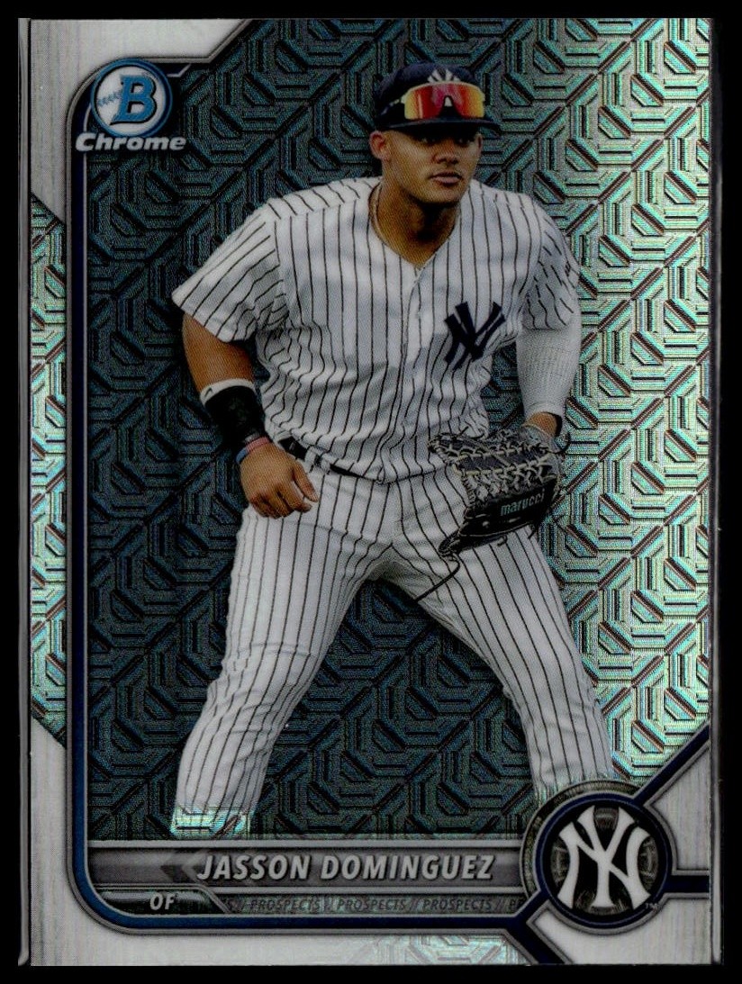 2022 Bowman #BCP-98 Jasson Dominguez Chrome Prospects Mojo Refractors