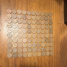 Canadian Small Cent Lot Maple Leaf Design Bronze Copper Mixed Years 1941-1984