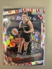 2025 Panini Prizm WNBA #18 Marina Mabrey WNBA Logo Prizms
