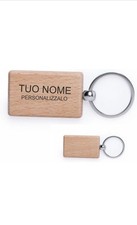 Portachiavi In Legno Incisioni Personalizzabili Idea Regalo 🎁 