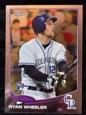 2013 Topps Chrome Ryan Wheeler Rookie Card #71 Colorado Rockies RC MLB Trading C