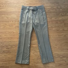 Vintage Yves Saint Laurent Wool Trousers Women  s Size 6 Houndstooth