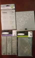 Mixed Themes- Darice Embossing Folders Unopened- Cuttlebug Sealed  Stampin' Up 