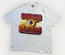 Vintage 1996 Washington Redskins NFL T Shirt XL 23x29 FOTL USA Single Stitch