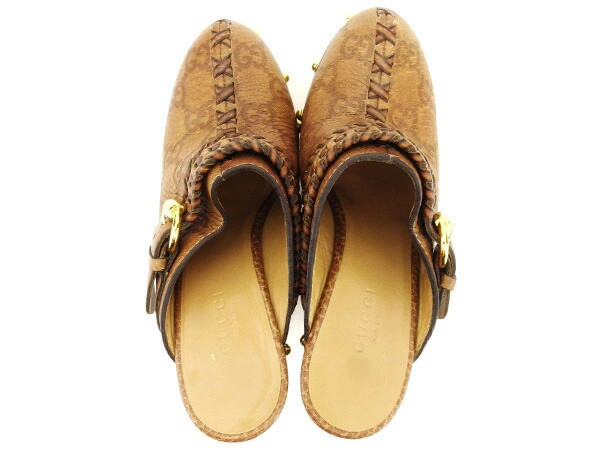 GUCCI Sandals GUCCIsima Brown Women's Brand High Brand Vintage thumbnail 4