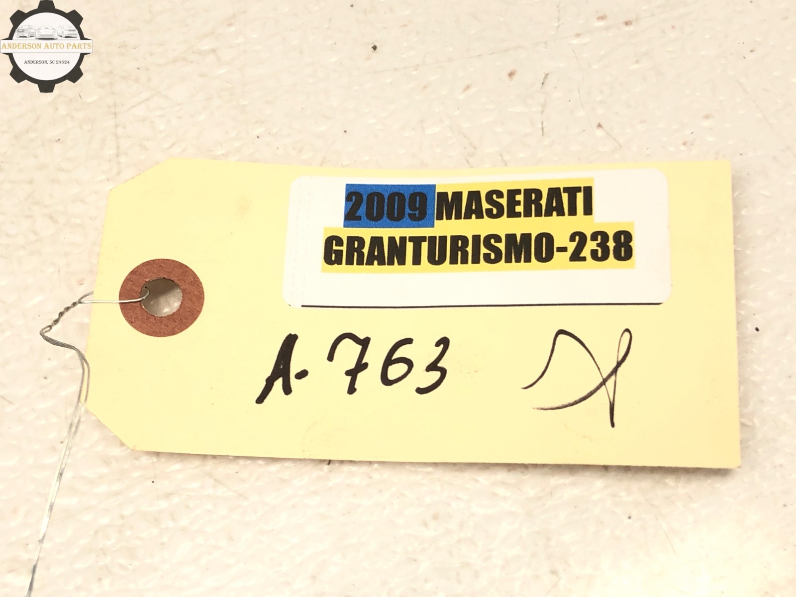2008-2013 MASERATI GRANTURISMO M145 COOLANT OVERFLOW EXPANSION RESERVOIR TANK