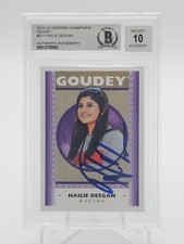 HAILIE DEEGAN 2019 UD GOODWIN CHAMPIONS GOUDEY AUTO #G11 BGS 10 A Q7106