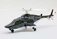 RC 1/53 HELICOPTER  Bell 222  AIRWOLF W/ Gyro Stabilization 6CH 2.4ghz-RTF-*B/W*