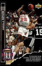 Harold Miner 1993-94 Upper Deck #LT5 Heat NBA READ FREE SHIPPING AutographDen