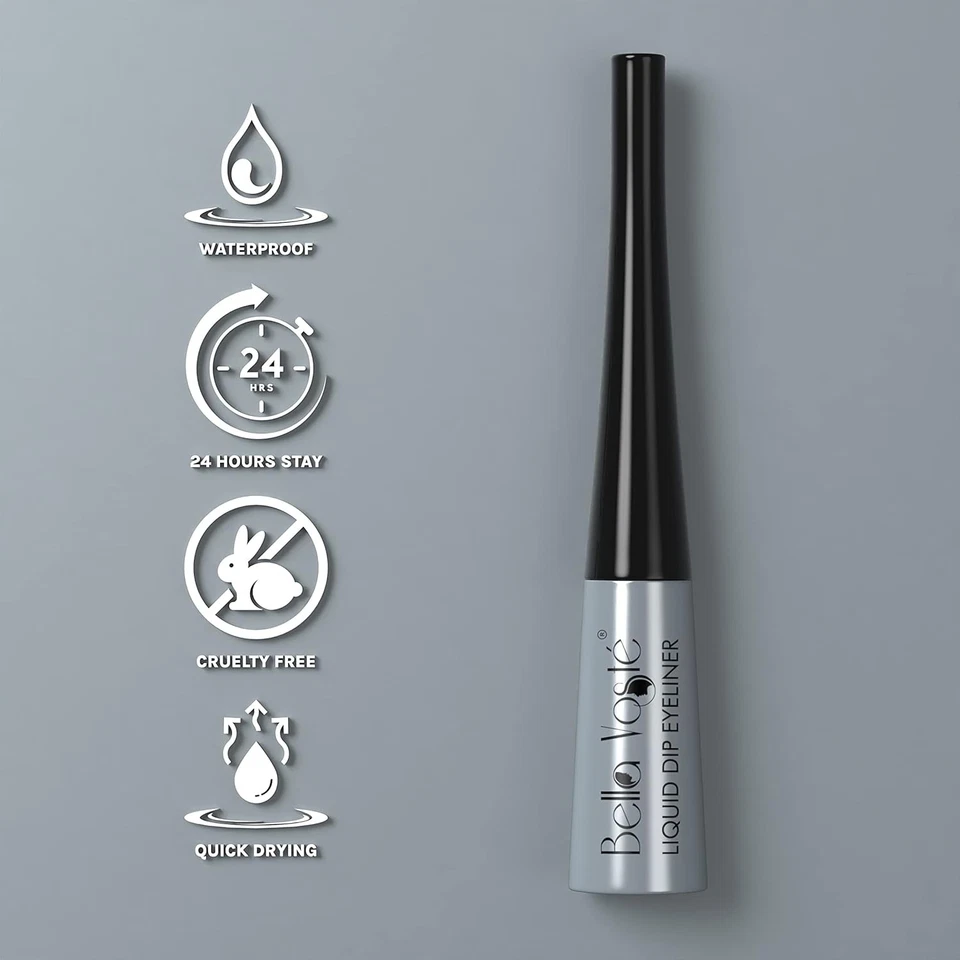 Bella Voste Eyeliner Liquido Argento Setoso 06 Colore 4ml - Immagine 2 di 4