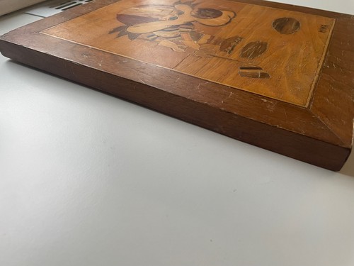 VUCKO vintage hecho a mano en placa de madera, Juegos Olímpicos Sarajevo 1984 - Imagen 9 de 22