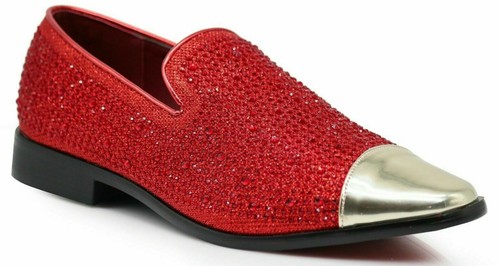 Herren Vintage Spike Elegant Halbschuhe Slipper Mode Schuhe Klassisch Smoking Elegant Sho - Bild 27 von 117