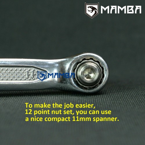 CNC SUS304 Stud w/ 12-Point Nut / Turbine / Manifold / M10x1.5 35mm (6 Set) TW - Picture 7 of 10