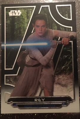 2017 REY - Star Wars Galactic Files Reborn BASE Trading Card TFA-1, NM/MT+