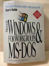 Microsoft Windows For Workgroups & MS-DOS Including Floppy Disks & Product ID