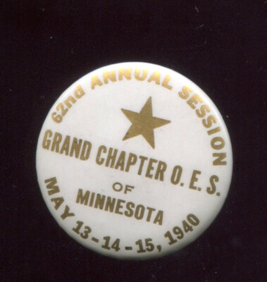1940 Minnesota Grand Chapter O.E.S, Order of the Eastern Star