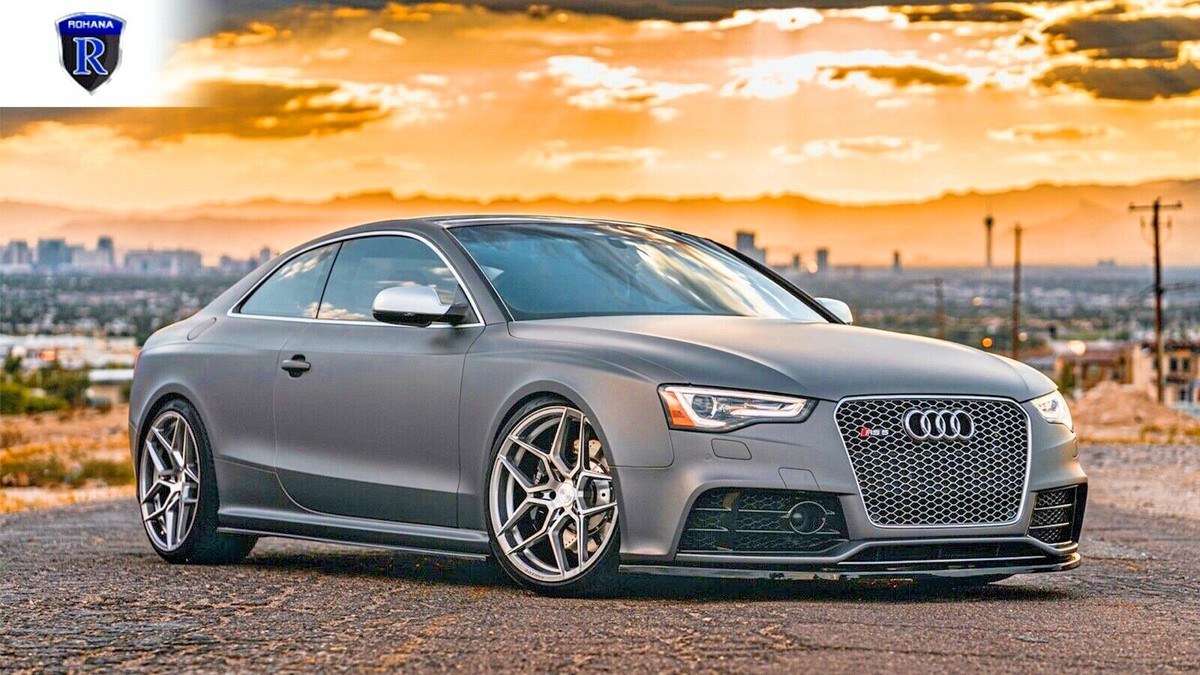 20” ROHANA RFX11 BRUSHED TITANIUM WHEELS FOR AUDI A5 S5 A7 S7