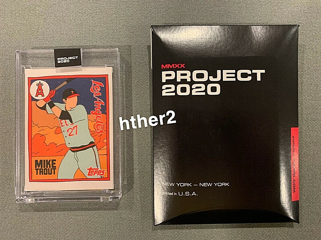 Topps Project 2020 Card #63 - 2011 Mike Trout Angels by Fucci PR / 16,430