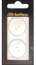 Dill Buttons ~ (0077) - 1" - 2 ct