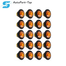 20pcs Amber 34round Led Bullet Clearance Side Marker Lights For Truck Trailer