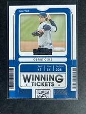 2021 Contenders Winning Tickets #WT-GC Gerrit Cole MLB New York Yankees