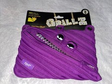 ZIPIT Grillz 3 Ring Pencil Case Color Purple