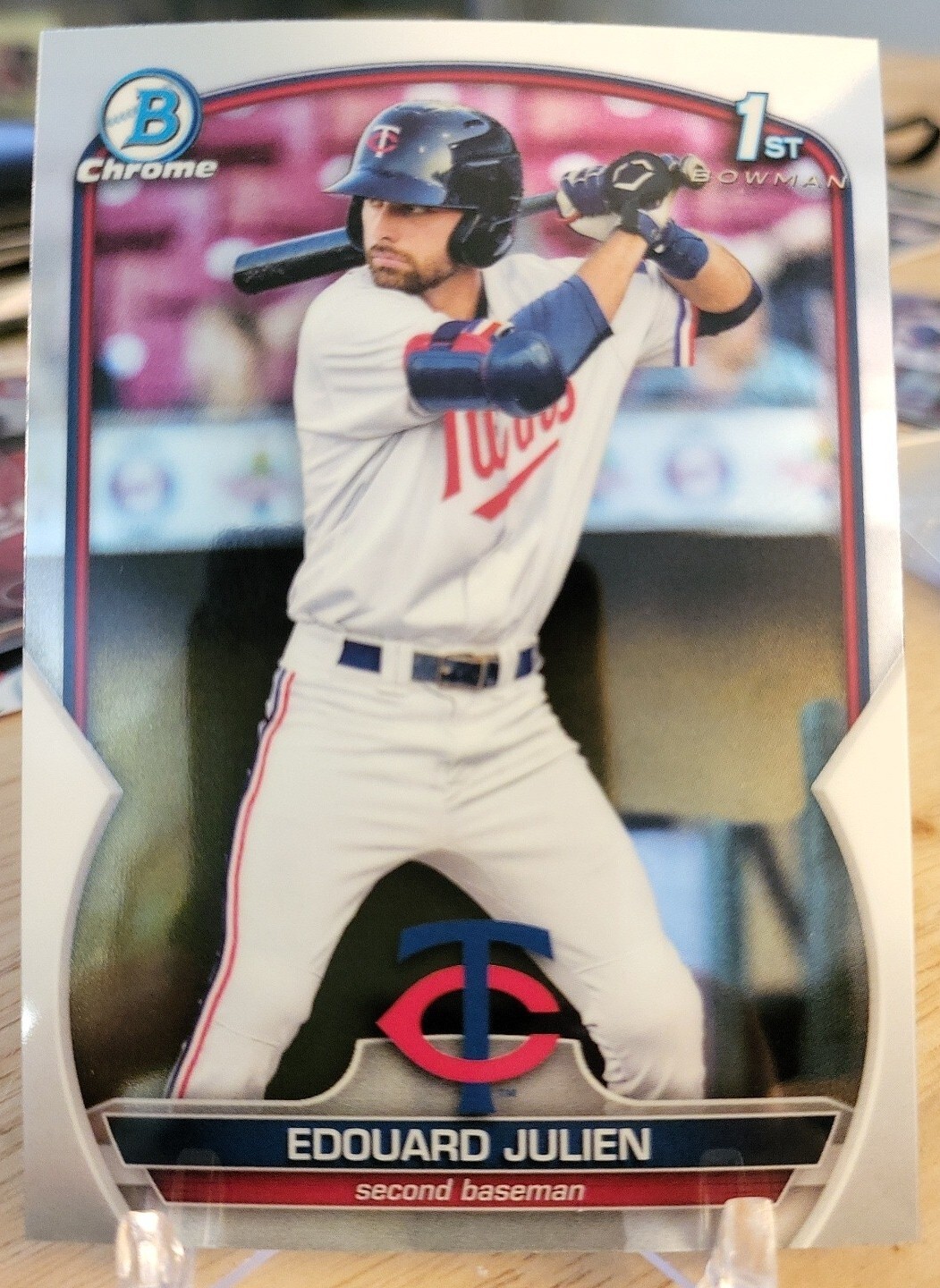 Edouard Julien 2023 Bowman Chrome 1st Bowman #BCP-82