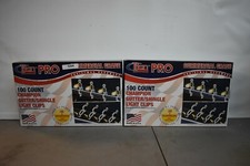 Titan Pro Commercial Grade 100-Pack Gutter / Shingle Light Clips Set Of 2