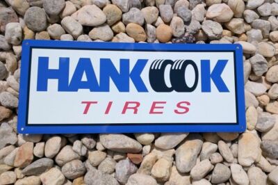 Hankook Tire Shop Garage Station Gas Metal sign 4x12'' 50095