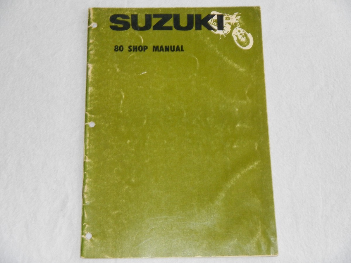 1964 1965 Suzuki 80 K10 K11 Shop Service repair manual | eBay