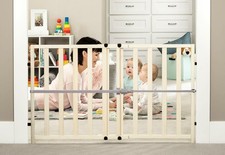 regalo easy fit plastic adjustable extra wide baby gate