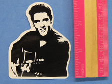 MUSIC STICKER ELVIS PRESLEY Playing Guitar Image King of Rock n' Roll