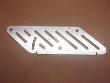 Unique Aluminum Guide Plate 16 1/2" x 4 3/4" Angled Grooves Slots Holes 10 Oz.