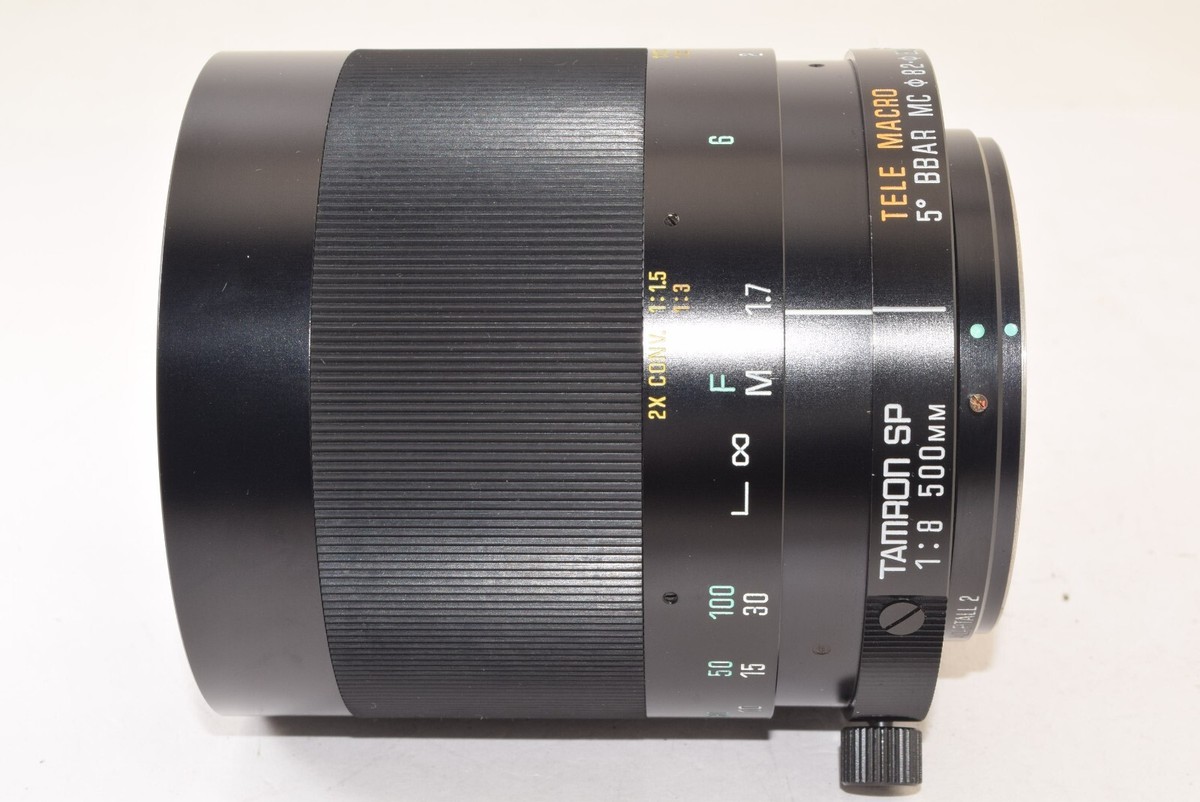 TAMRON SP TELE MACRO 500mm F/8 Lens 55B BBAR MC for Canon FD from
