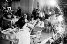 Anthony Perkins and director Andre Cayatte filming 'The Sword - 1962 Old Photo 2