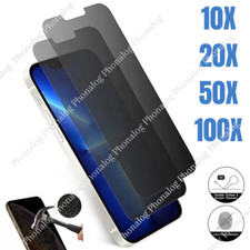 For iPhone 15 14 13 12 11Pro Privacy AntiSpy Tempered Glass Screen Protector Lot